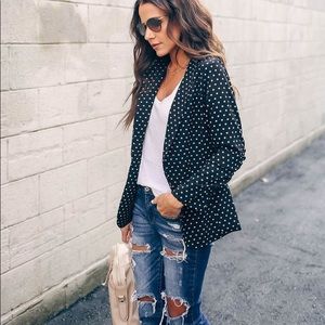 Sold elsewhere: VICI Polka Dot Blazer